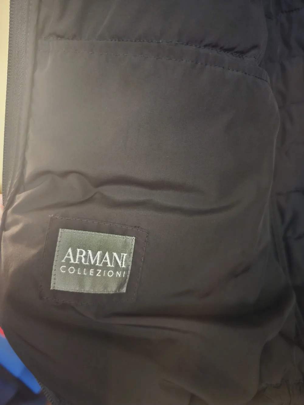 Armani Exchange Black Quilted Puffer Jacket